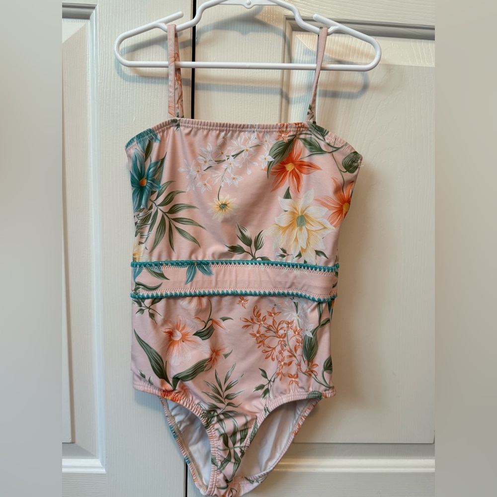 PQ Swim Girl’s Floral One-Piece Swimsuit
